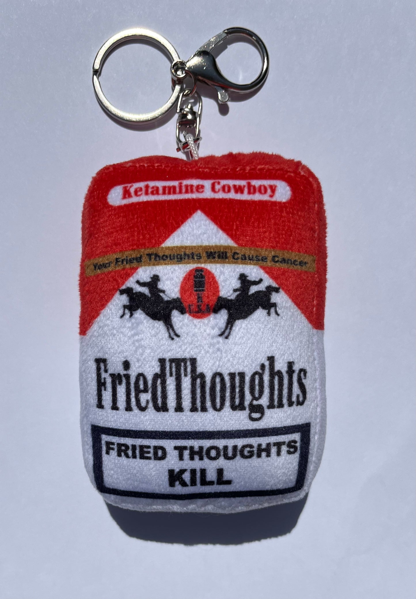 Fried thoughts pack plushie keychain